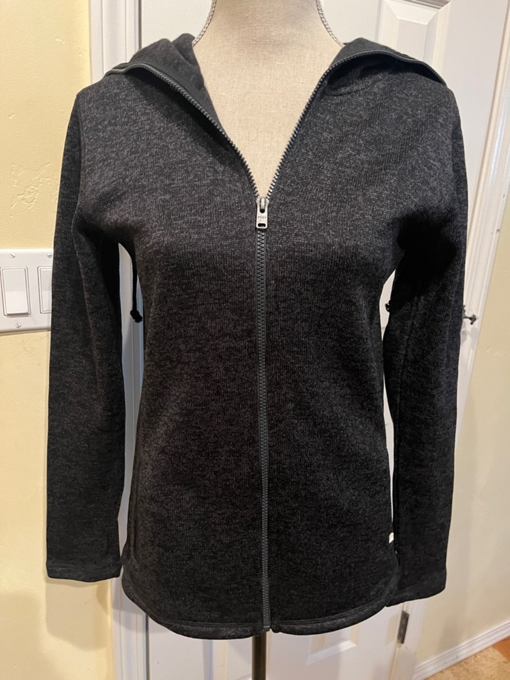 Roxy Charcoal Sweater Hoodie